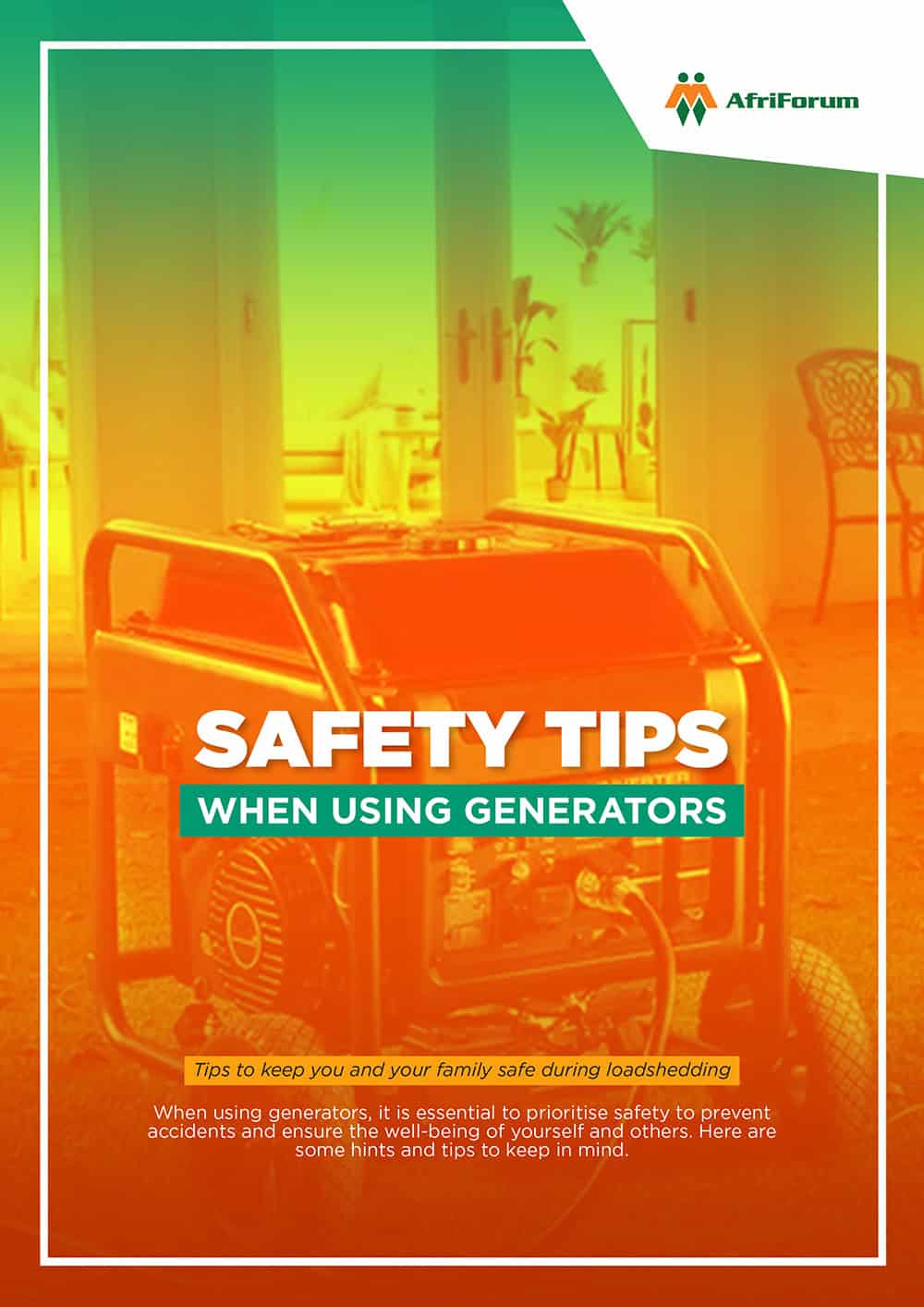 Safety tips_Generators